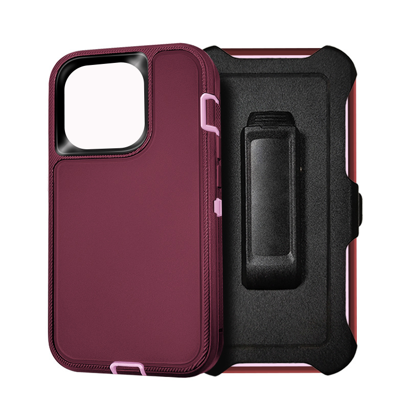 Hard Rugged Case With Belt Clip For iPhone 13 14 Pro Max Defender Phone Case