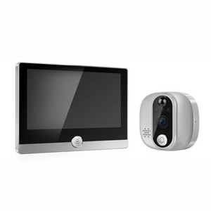 Two-way intercom digital door camera wide angle lens 2mp 1080P Security WiFi Peephole Video Door Viewers