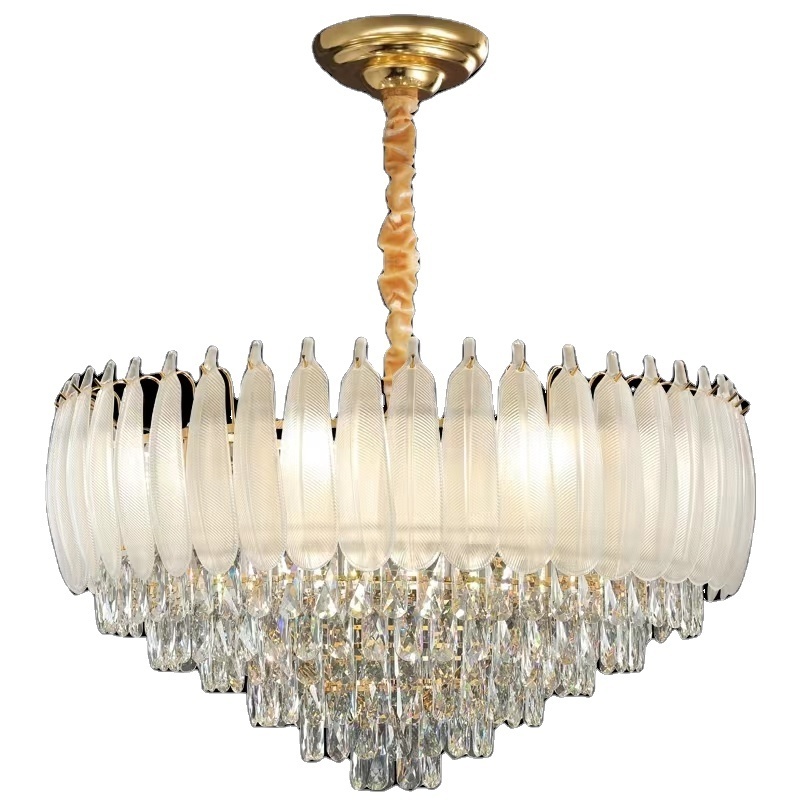 Modern bedroom decoration glass Chandelier Gold veneer Crystal Chandelier Wholesale small chandelier lighting popular lighting