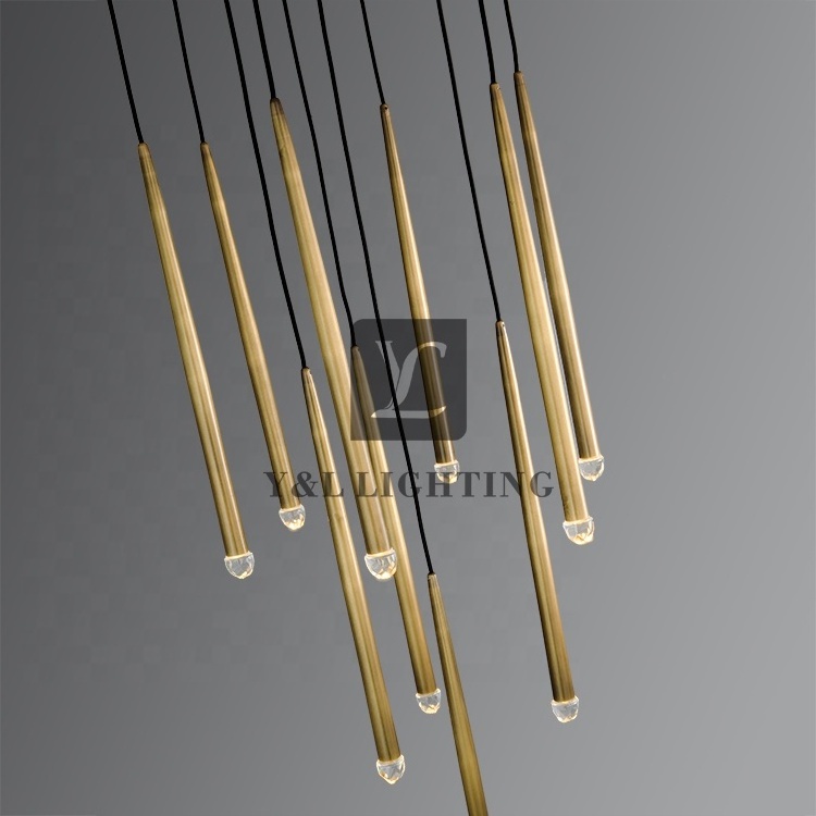 China Light Manufacturer Modern Luxury Ceiling Chandelier Indoor Led Pendant Restoration Lighting For living