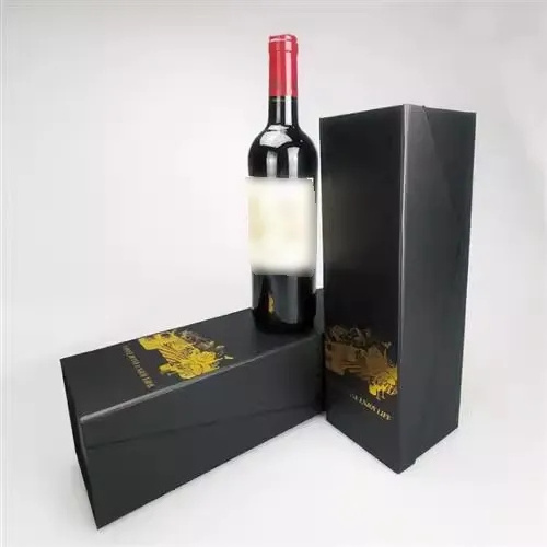 Wholesale wine bottle box packaging for single wine bottle packaging box wine bottle packaging gift box