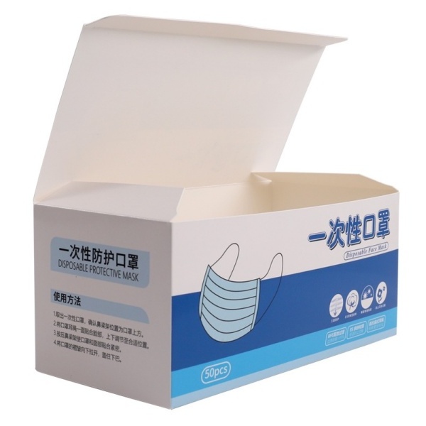 Factory Medical Disposable Surgical Face Mask N95 N99 Kn95 Mask Packaging Paper Box