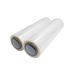 America Lldpe Strech Film Roll Polyethylene Plastic 15 Micron Pallet Wrapping Stretch Film