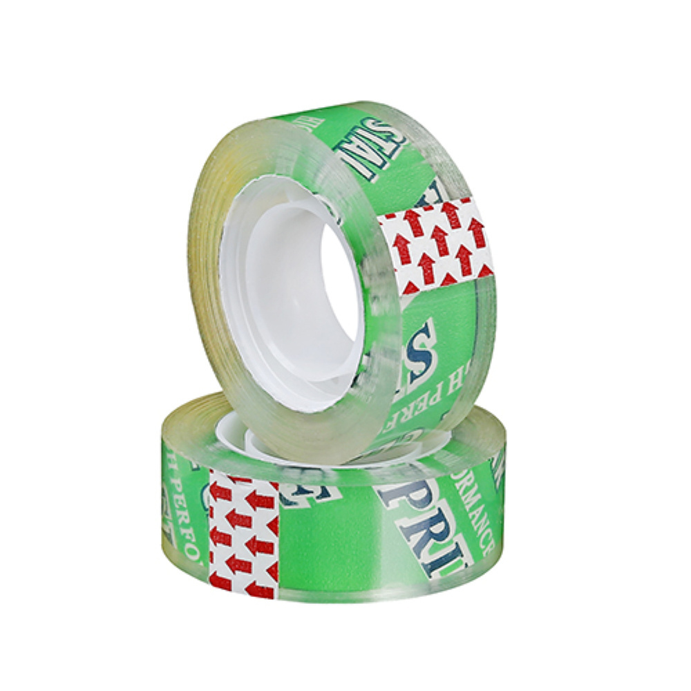 Custom printed logo super crystal strong adhesive sealing tape for packing