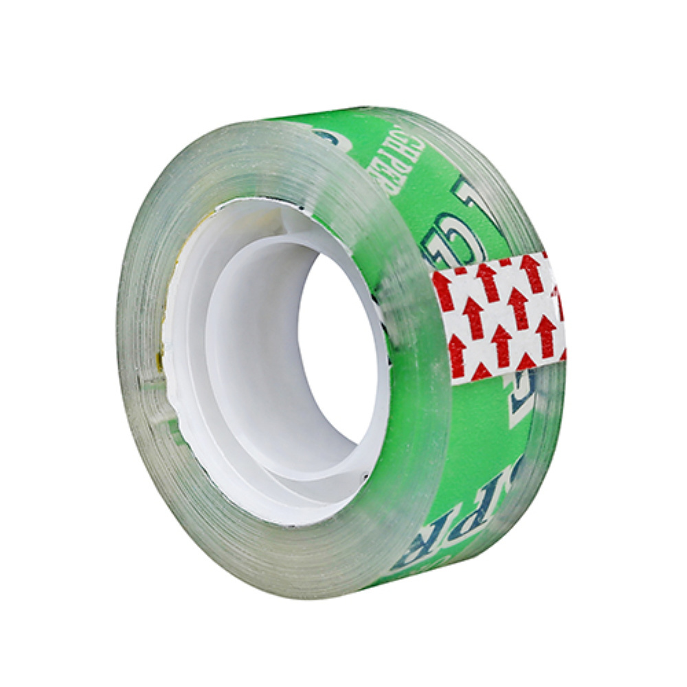 Custom printed logo super crystal strong adhesive sealing tape for packing