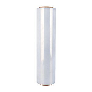 Lldpe material transparent and black hot sealing laminating stretch film roll