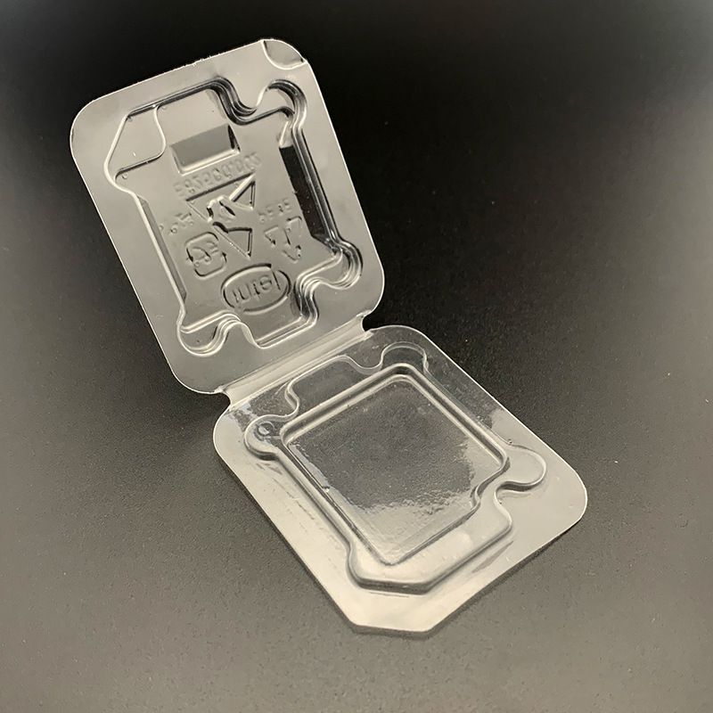 Wholesale clear transparent blister packaging blister CPU clamshell packaging CPU blister