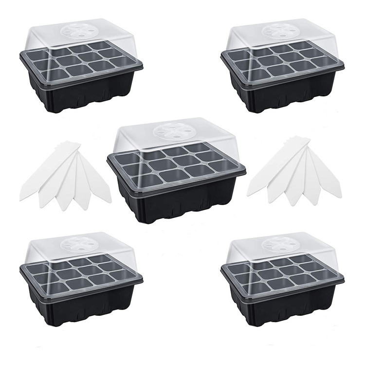 Microgreen seed germination plastic nursety garden pot and trays