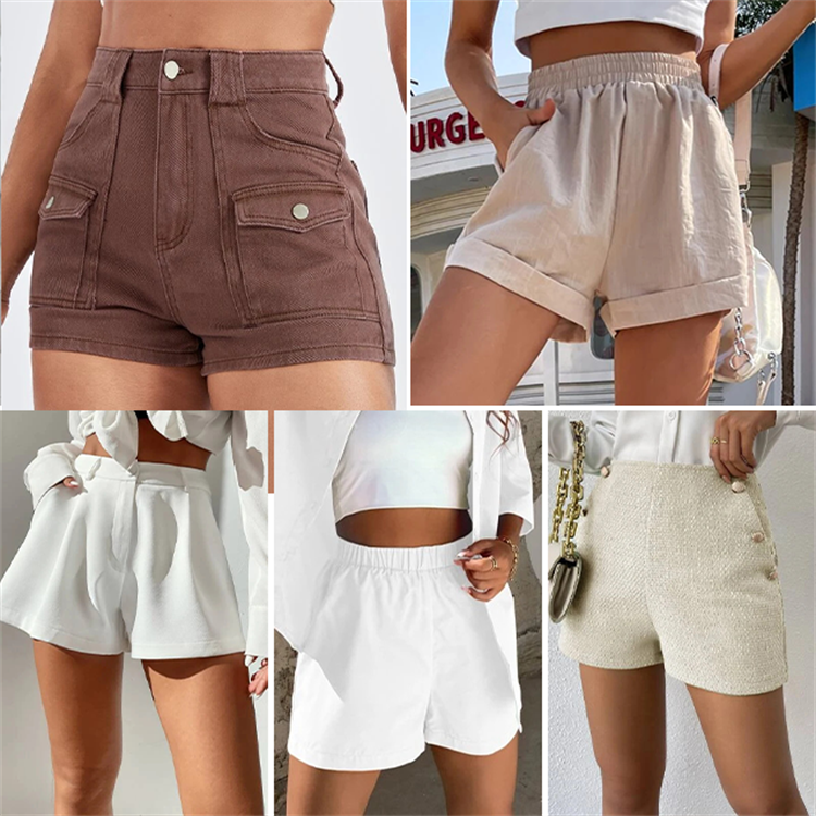 Summer korean short pants used clothes bales bundle supplier clothes stock