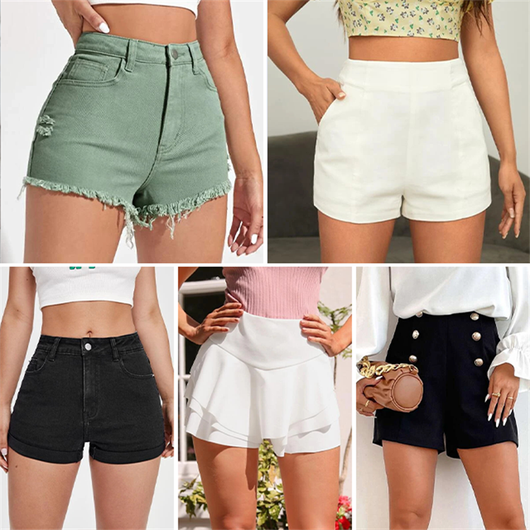 Summer korean short pants used clothes bales bundle supplier clothes stock