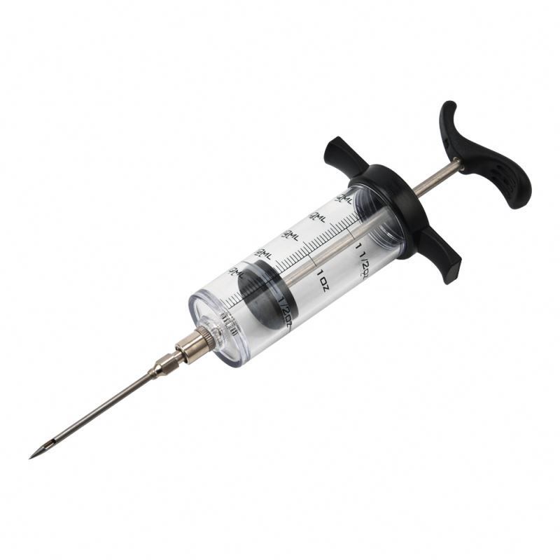 1.5oz high quality plastic food flavor injector syringe marinade flavor injector