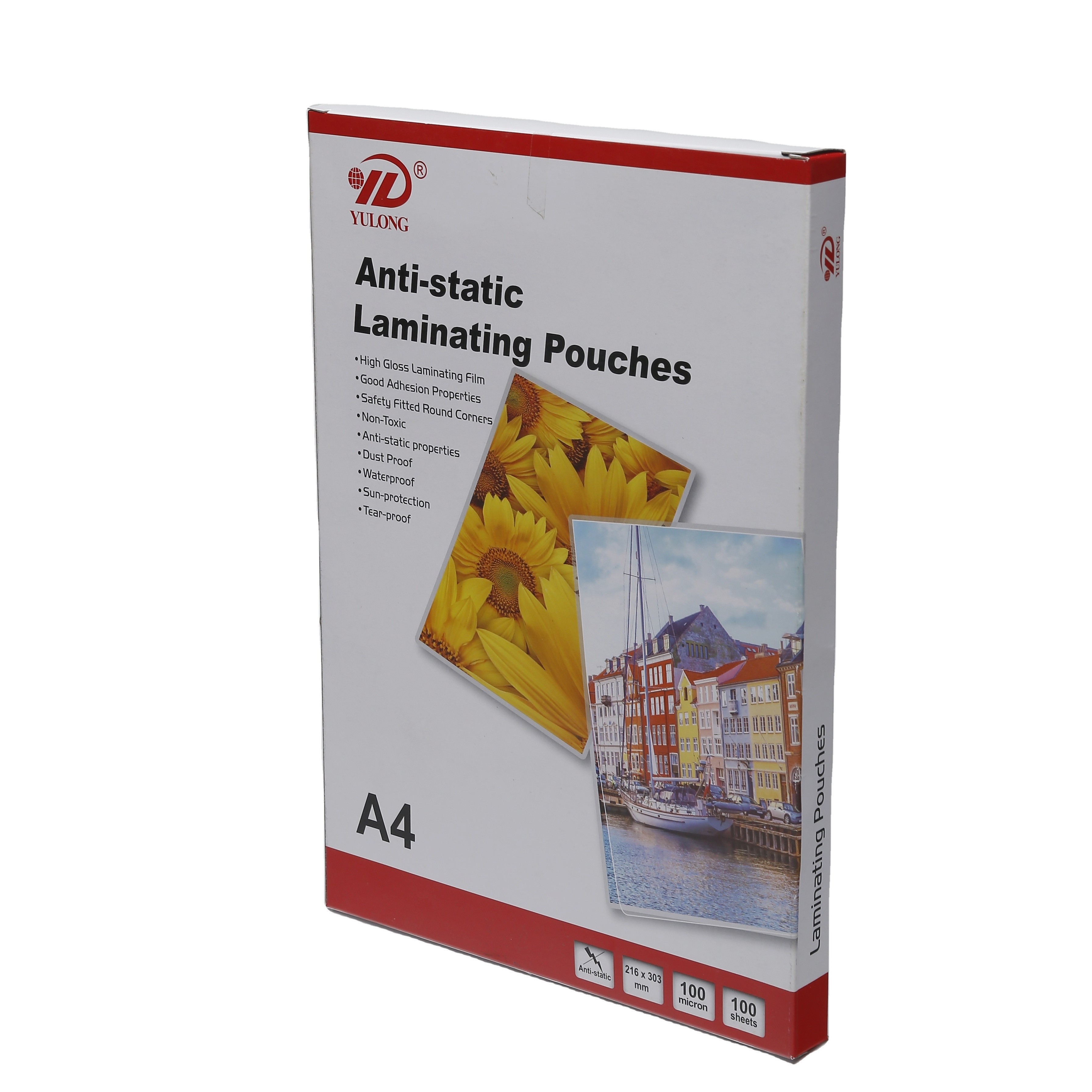 China YuLong anti static A4 laminating pouch film