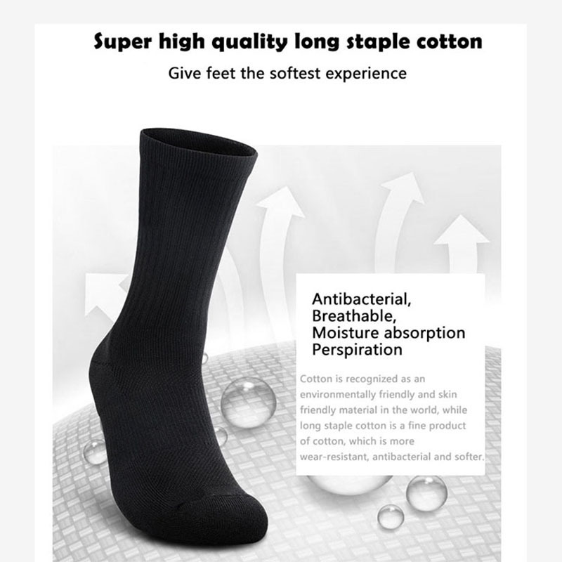 High quality crew designer with logo grip knitting machine  custom football pink compression socks