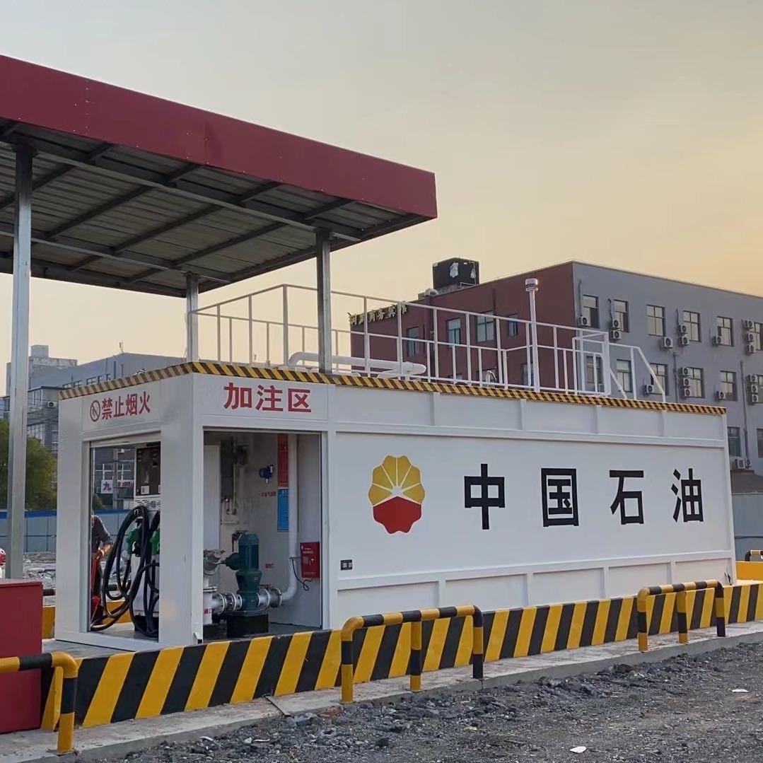 10000L fuel tank container station gas station Containerized Station