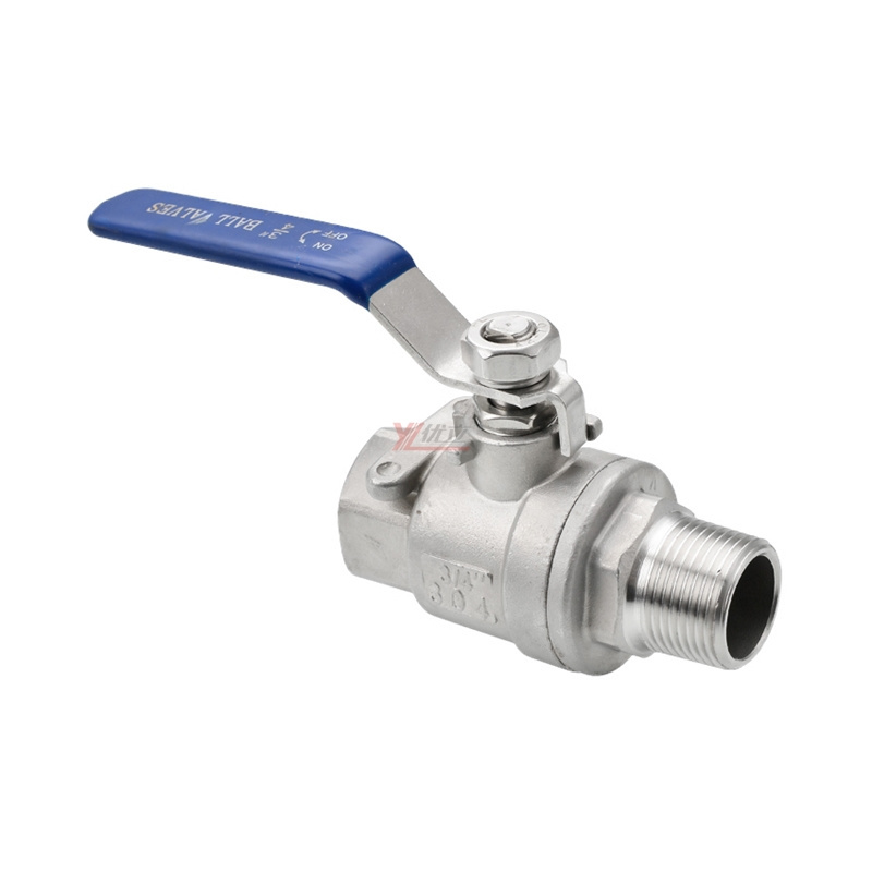 YOULI Professional Grade NPT BSP 1000wog 1.6mpa 304 316 Stainless Steel manual 2 piece Male Female threaded Ball Valve