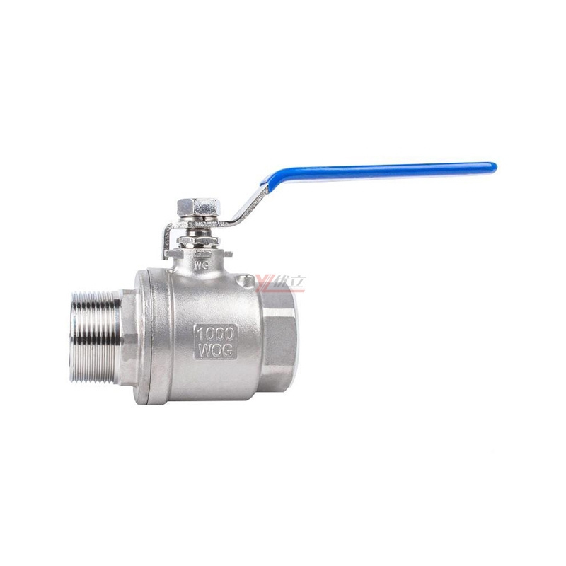 YOULI Professional Grade NPT BSP 1000wog 1.6mpa 304 316 Stainless Steel manual 2 piece Male Female threaded Ball Valve