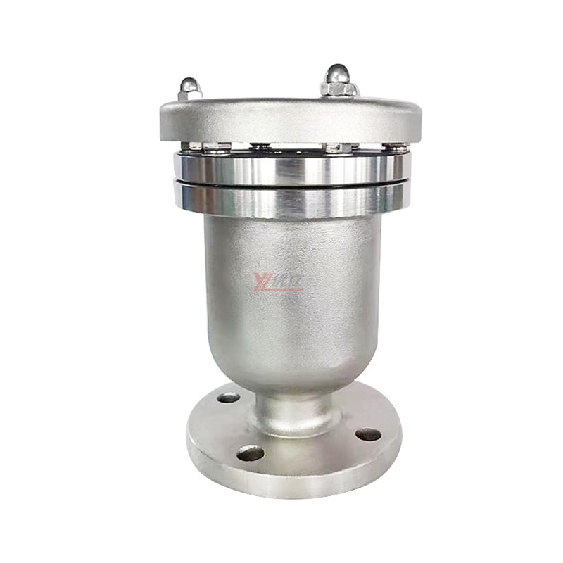 high quality Durable high temperature 1-1.6mpa stainless steel 304 316 WCB P41X Automatic air Flanged air evacuation valve