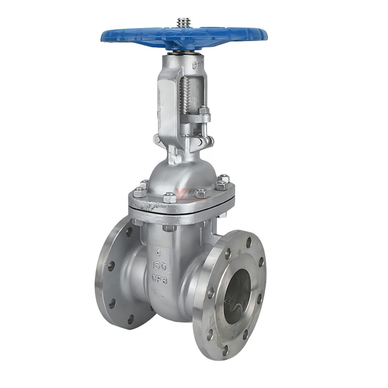 Rising stem Handwheel operated API ANSI 150LB stainless steel 304 316 JIS 10K  1.6mpa WCB flange manual Flanged Gate Valve