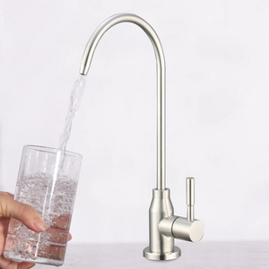 Drinking Water Filter Faucet Tap Purifier Stainless Steel Kitchen Bar RO Water SUS304 Faucet