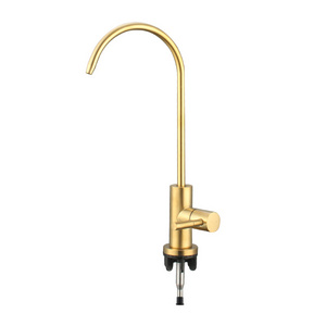 Gold Water Purifier Faucet Stainless Steel Filter Direct Drinking Faucet for Home Kitchen