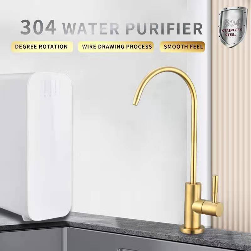 Kitchen faucet golden single water purifier wholesale Ro faucet