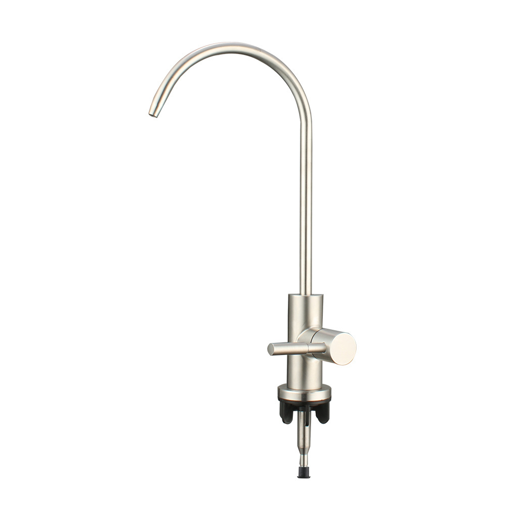 High Quality 304 Stainless Steel Brushed Kitchen Sink Reverse Osmosis Filter Lead-free Drinking Purifier Water Faucet