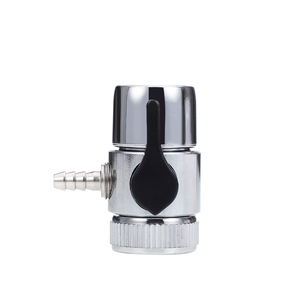 Faucet adapter 1/4'' plug-in valve water distributor for kitchen faucet