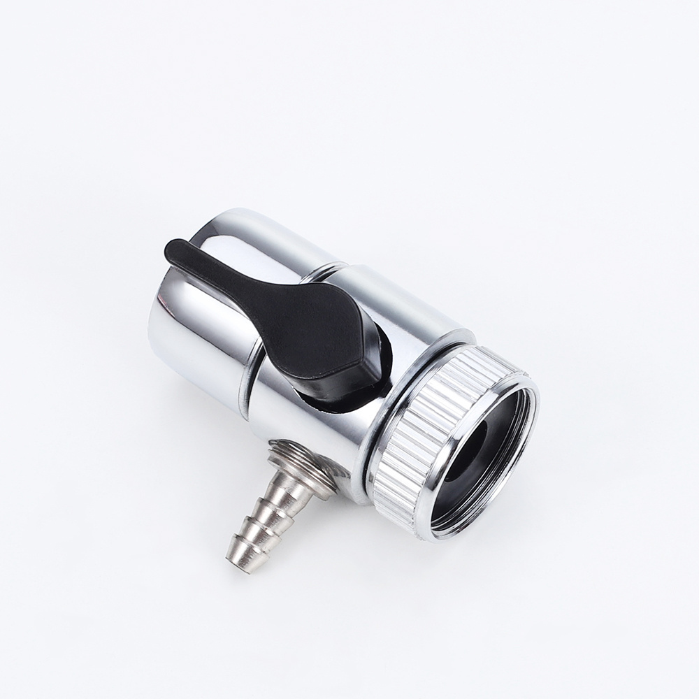 Faucet adapter 1/4'' plug-in valve water distributor for kitchen faucet