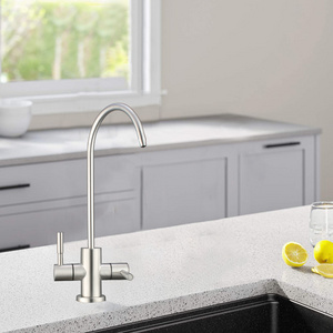 Kitchen Double Control Faucet Ro Purifier Faucet 304 Stainless Steel Clean Tap In China