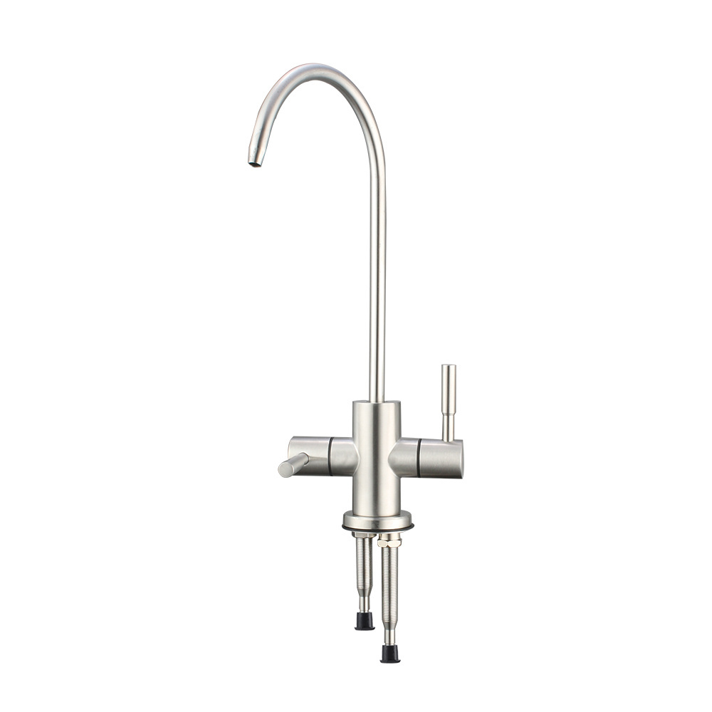 Kitchen Double Control Faucet Ro Purifier Faucet 304 Stainless Steel Clean Tap In China