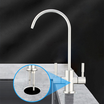 Clearance Water Purifier Faucet Cold and Hot Water Purified Faucet Stainless Steel 304 Filter Tap Drinking Ro Water Faucet