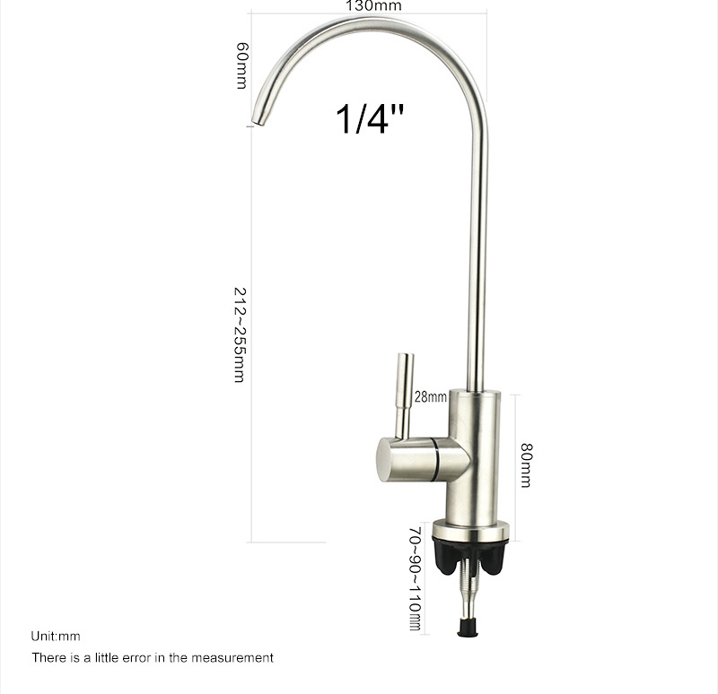 Common Style Pull Down Kitchen Sink Faucet Drinking Water Filter Faucet Tap for Pure Water