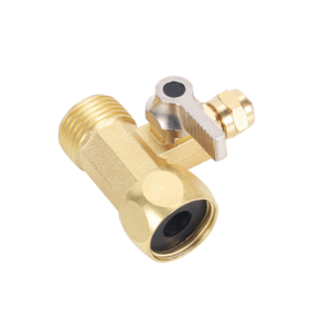 Brass G1/2 Male Female Thread Ball Valve Three Way Metal Ball Valve for G1/4 RO Water Purifier