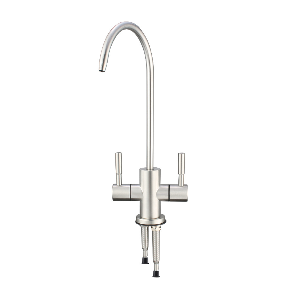 304 Stainless Steel Water Purifier Faucet Direct Drinking Double Handle Faucet