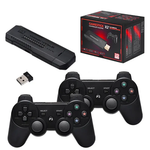 YLW X2 Game Stick GD10 Plus Mini Game Player X2 Hot 4K Retro HD Console GD10 64GB Built in 30000 Games For N64/SNES