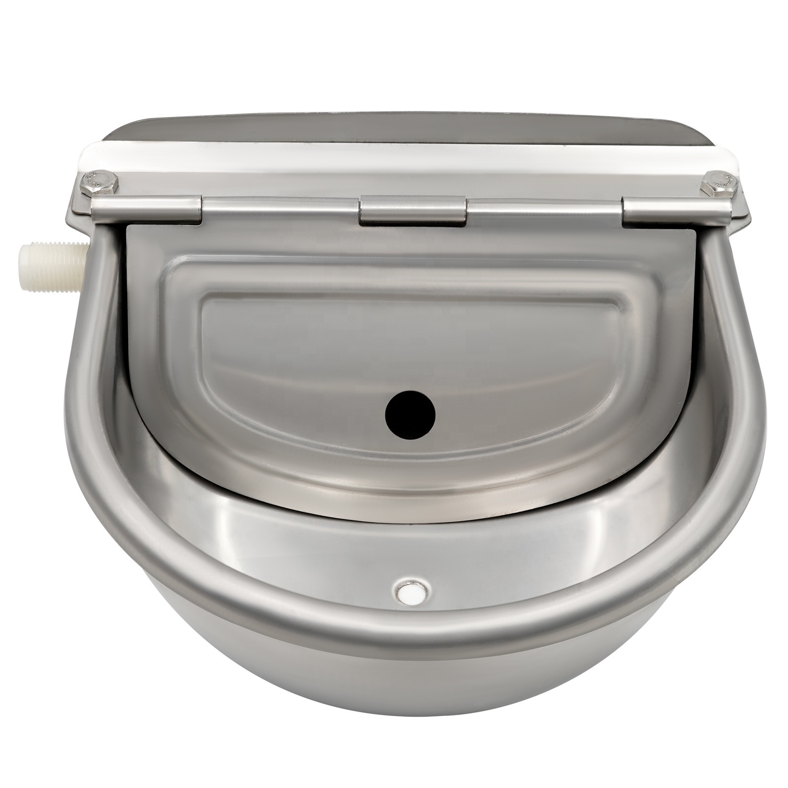 Automatic Stainless Steel Cattle Horse Water Bowl Livestock Drinking Cow Float Ball Drinker Trough with Slag Hole