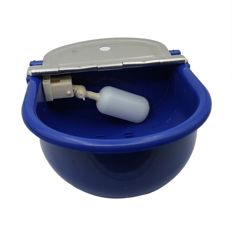 Livestock Automatic Cattle Drinking Tank Cow Horse Float Ball Valve Water Drinking Bowl with  Stainless Steel Cover