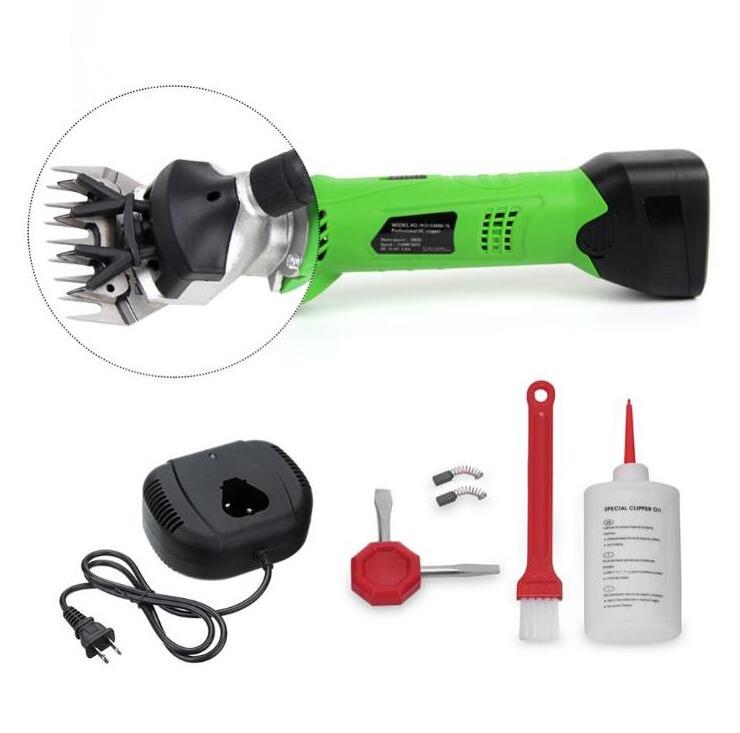 Portable Rechargeable Farm Electric Sheep Shears Goat Clippers DC12V Animal Shearing Clipper Shave Grooming Wool Machine