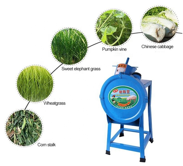 New Arrived High Quality Manual Hand Corn Straw Hay Forage Chopper Small Chaff Cutter Machine Mini Grass Crusher Machine