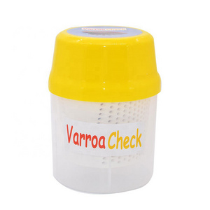 Beekeeping Products Varroa Easy Check Bottle Plastic Bee Mite Tester Box Beehive Mite Remover For Varroa Treatment