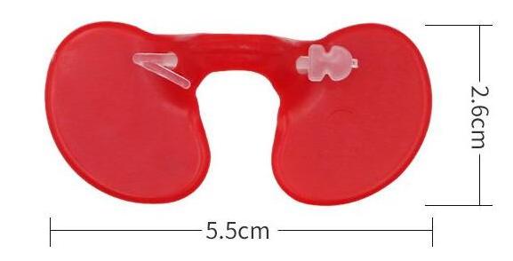 Anti Peck Poultry Product Chicken Eyes Protection Red Plastic Glasses Stop Fighting Chicken Eye Mask