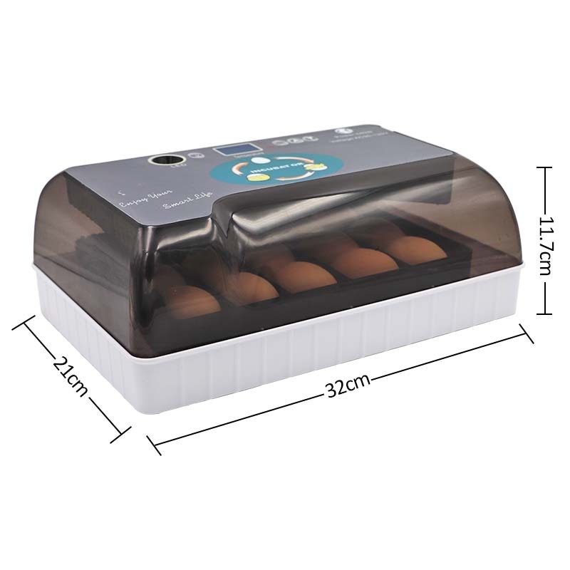 Farming equipment Automatic Digital Eggs Incubator Hatcher 12 eggs hatching machine for Chicken duck Quail