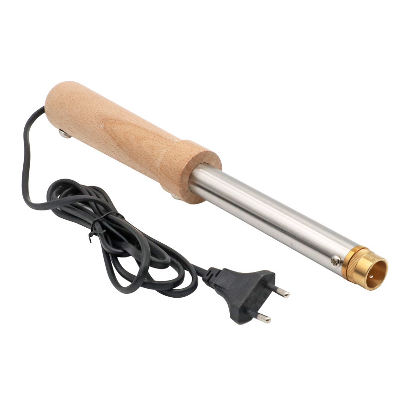 Electric Heating Cattle Horns Cutting Machines Wooden Handle Calf Dehorning Remover Wooden Handle Bull Dehorner with Copper Head