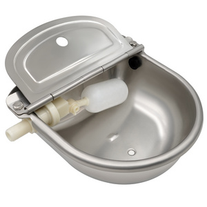 Automatic Stainless Steel Cattle Horse Water Bowl Livestock Drinking Cow Float Ball Drinker Trough with Slag Hole