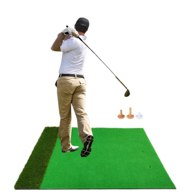 Hot Sale Portable Golf Training Mat Swing Driving Long Short Grass Practice Golf Mat for Backyard Indoor Outdoor Practice