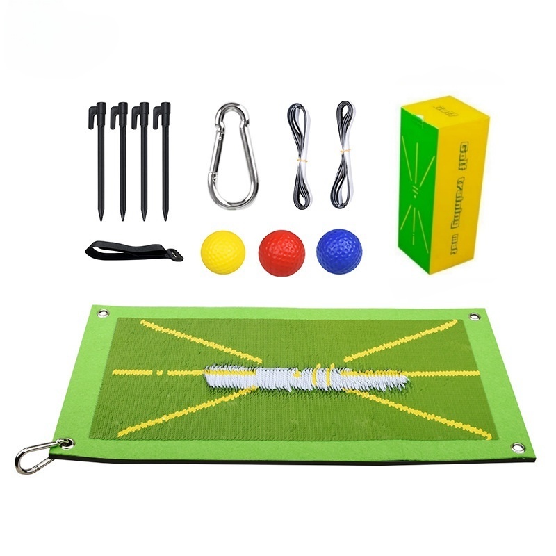 High Quality Swing Path Recorder Golf Training Mat For Indoor Outdoor Swing Detection Replaceable