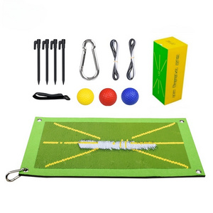 High Quality Swing Path Recorder Golf Training Mat For Indoor Outdoor Swing Detection Replaceable