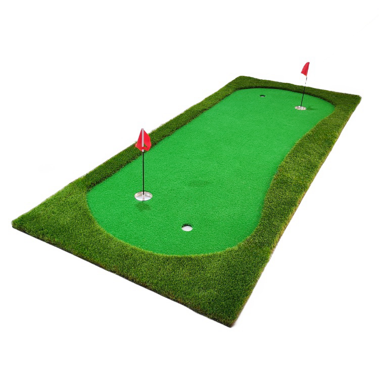 High Quality Golf Practice Mat Artificial Grass Mini Course Golf Putting Training Mat For Outdoor Indoor Use