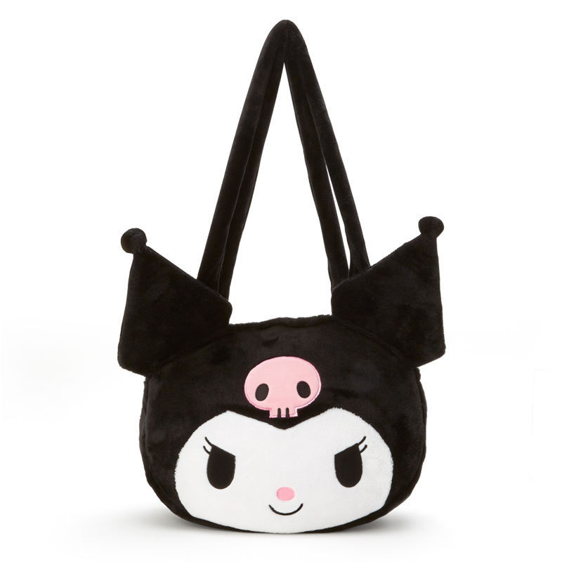 38*32cm Cartoon anime Kuromi plush bag melody backpack Cute Stuffed bag handbag stuffed Toys Gift Coin Purse