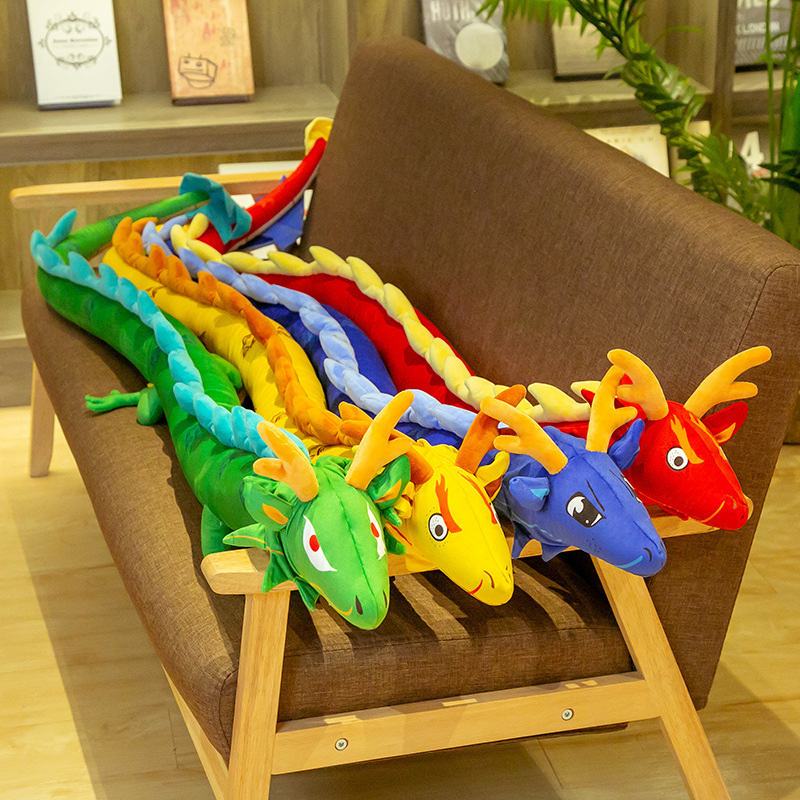 220cm Dragonair Plush Toys Cartoon Animals Soft Stuffed Dolls Shenron Dragon pillow Plush Toys For Children's Gif Etarth Dragon